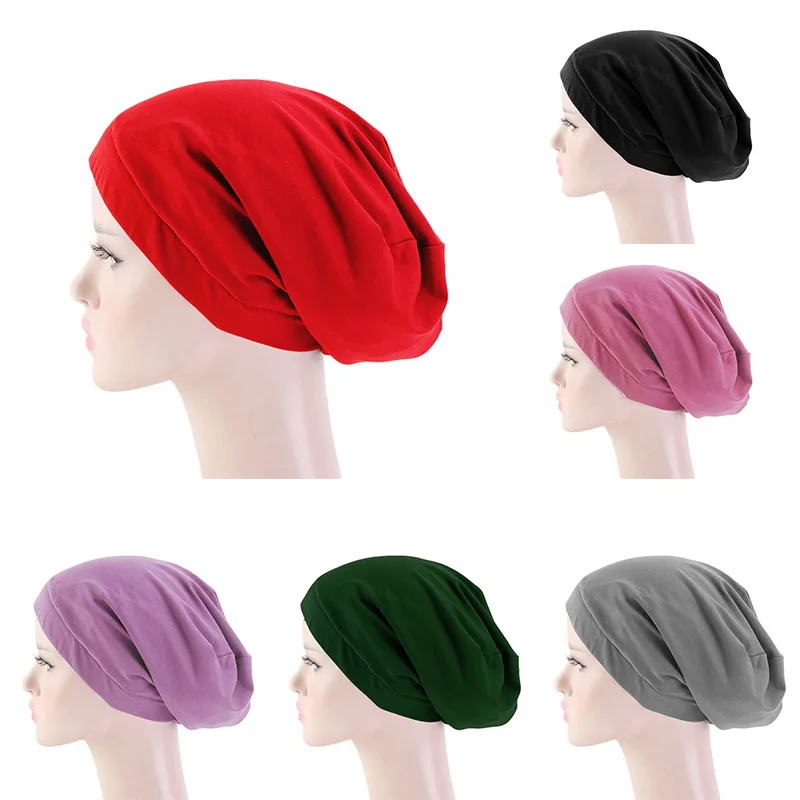 Мусульманские женщины Strech Underscarf тюрбан капот исламский головной убор шапочки