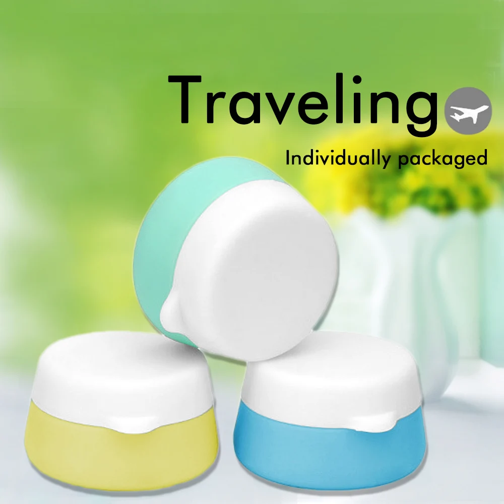 3 шт. 10/20 мл Крем Косметические Бутылки силиконовый многоразового банку с