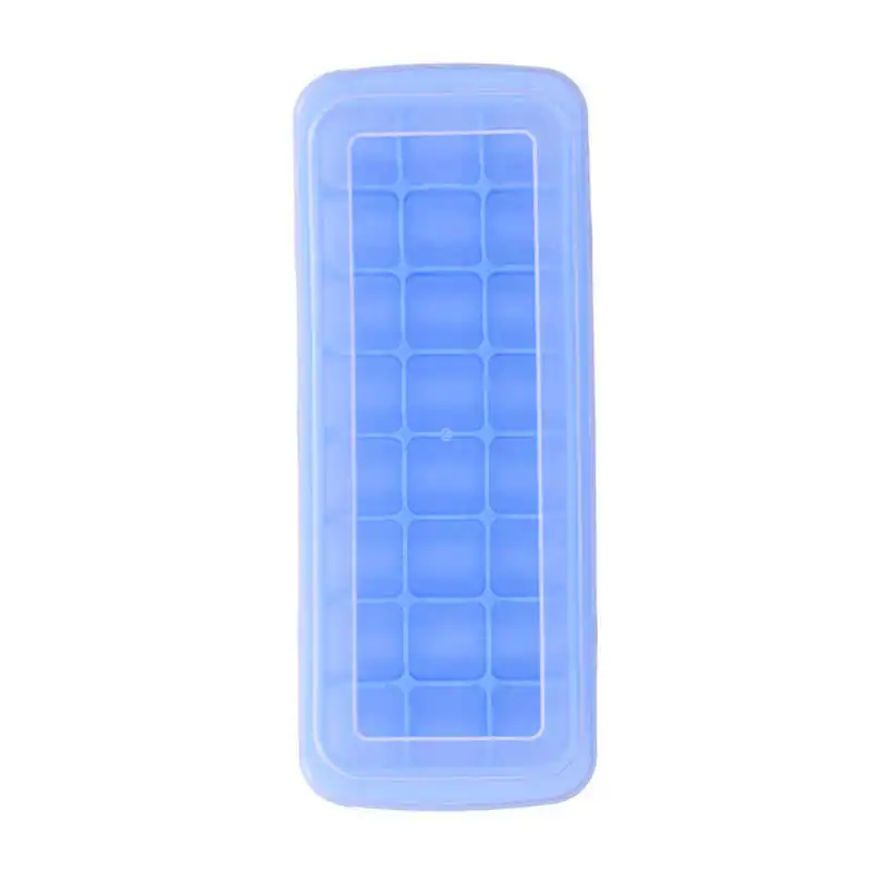 Формы для льда лотки легко снимаются эластичный силикон 24 решетки чистить