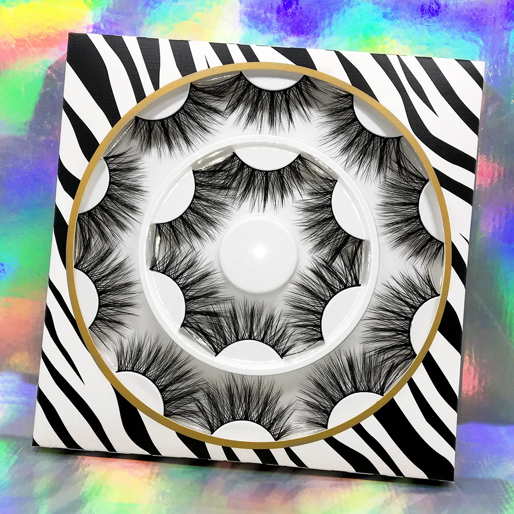 8 пар 3D норковые ресницы натуральные накладные драматические Объемные Накладные