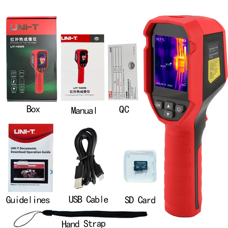 UNI-T UTi120S Infrared Thermal Imager -20~400°C Industrial Test Imaging Camera Handheld USB Thermometer hunting | Инструменты