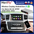 Беспроводной CarPlay Android Auto Зеркало Ссылка AirPlay Автомобиль Мультимедиа Для Mercedes ML GL Класс W166 2012 2013 2014 2015 NTG 4.5 4.7