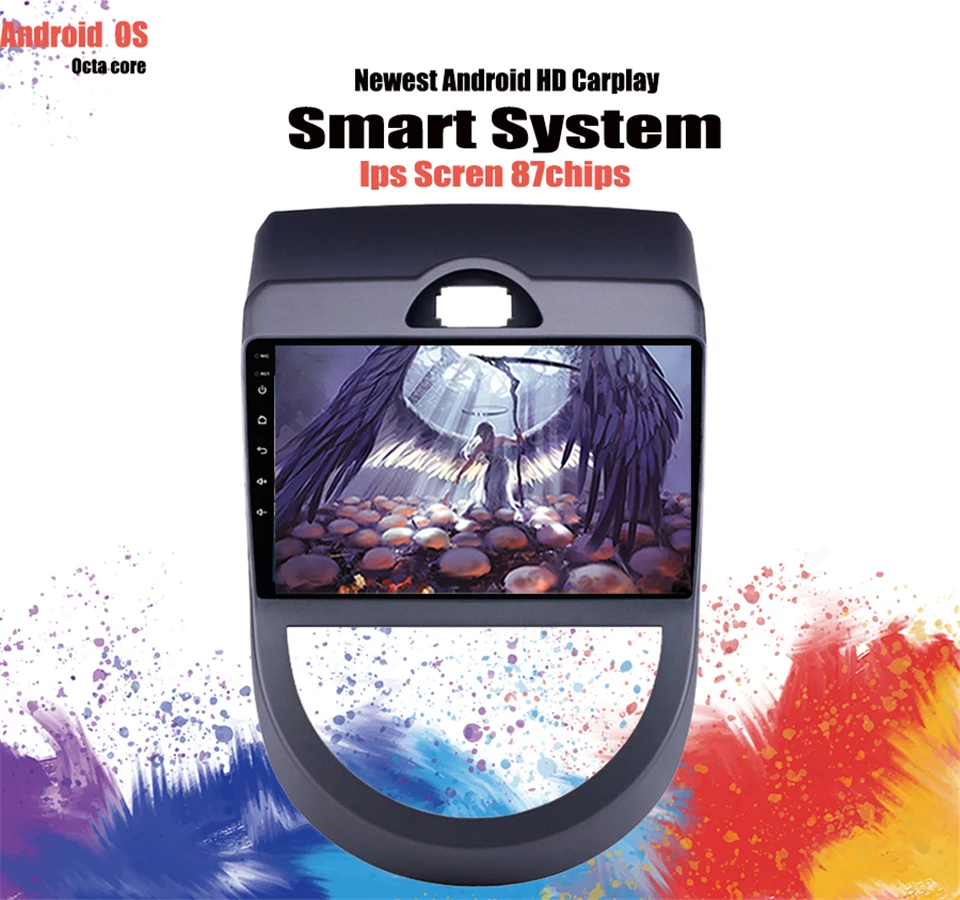 Автомобильный Android 10 0 для KIA Soul 2008-2011 радио плеер ТВ экран GPS Navi Навигация Аудио