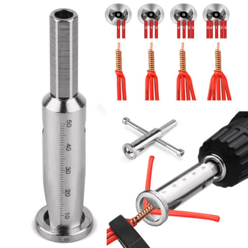 

Hand Tool Cable Connector Stripper Twister For Power Drill Drivers Sharp& Fast