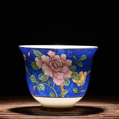 Цзиндэчжэнь Белый Фарфор ручная роспись и рисунком кунг фу Чай чашка