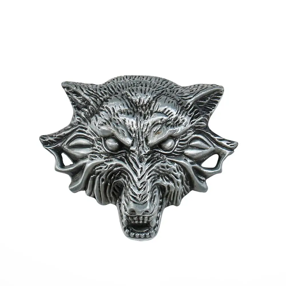 3D Wild Wolf Belt Buckle for Men Gift Howling Fenrir Old Norse Scandinavian Viking Mithology Werewolf Solid Novelty Cowboy | Дом и сад