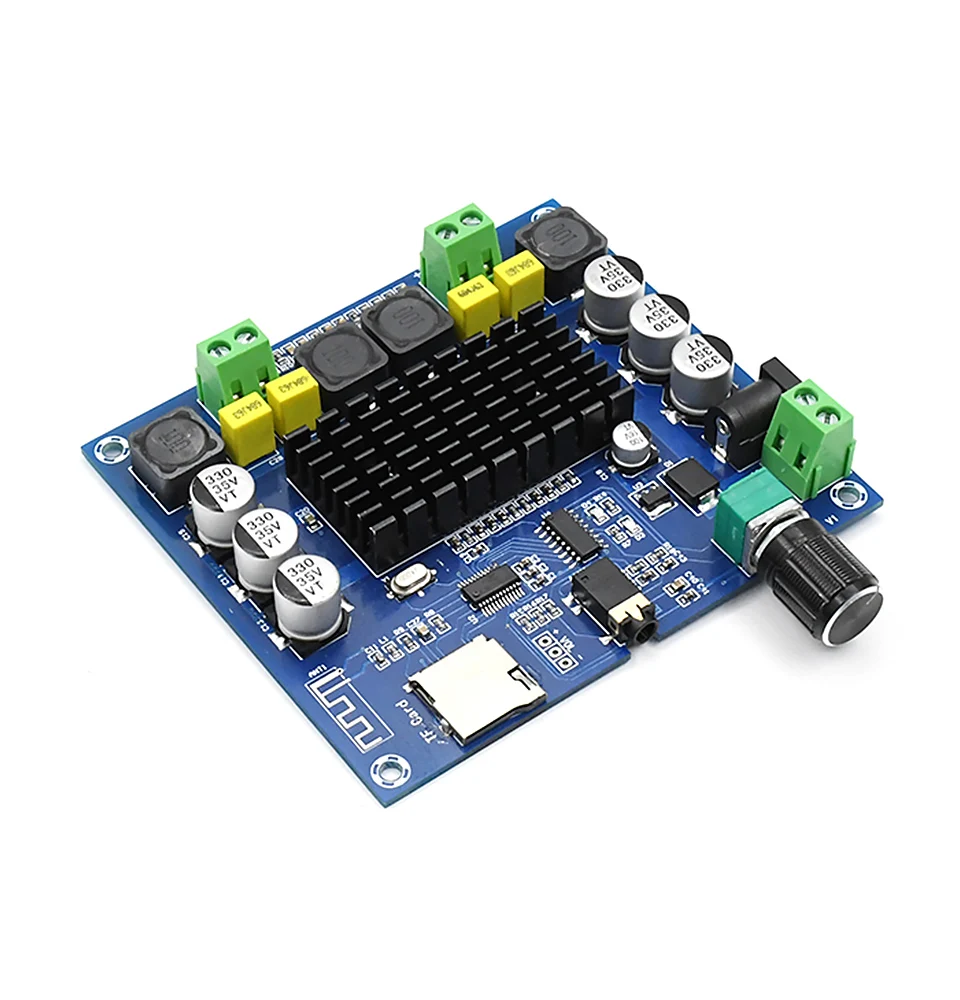 AIYIMA TPA3116 Bluetooth усилитель аудио Плата 2x100 Вт стерео цифровой усилитель мощности Поддержка TF карты AUX домашний кинотеатр DIY