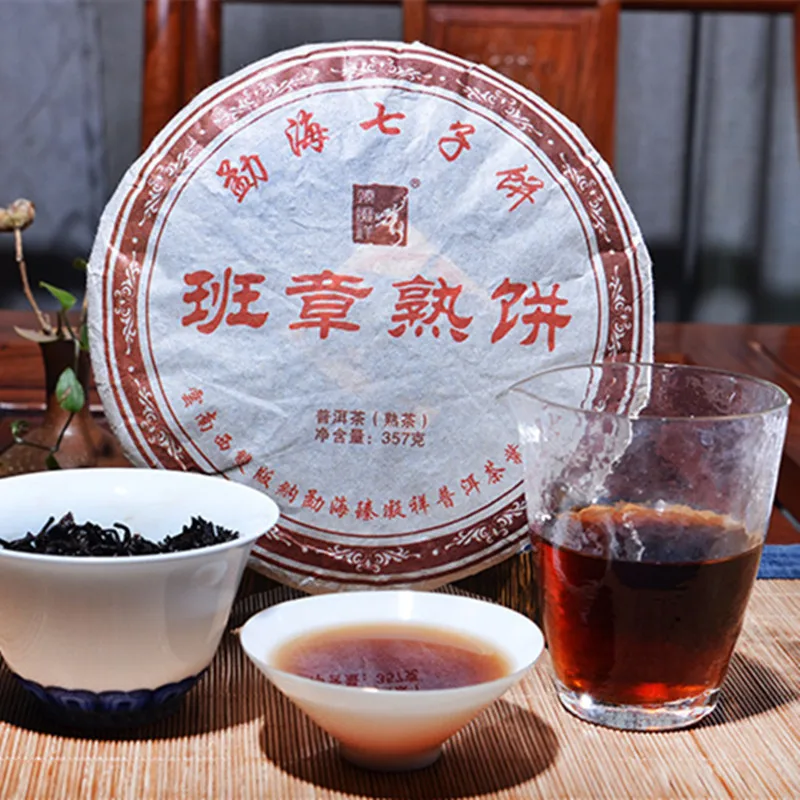 

357 г Китайский чай Юньнань самый старый 2012 года чай для зрелых пуэров пуэр пуховый чай с тремя прозрачными огнями детоксикация Красота Потер...