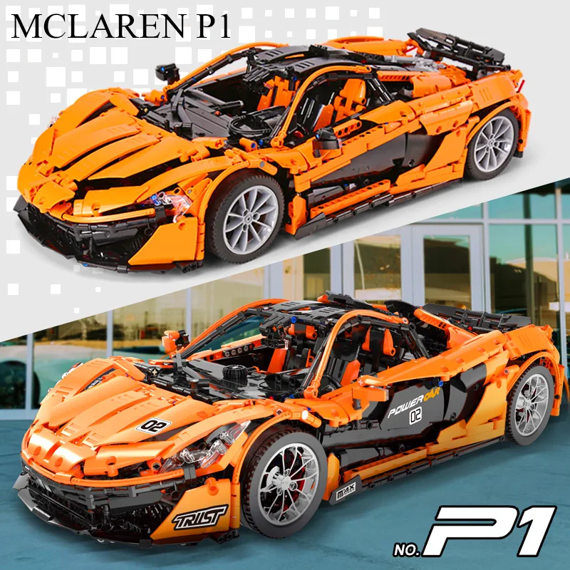 20087 приложение RC автомобиля совместимый с Iphone MOC 16915 мотор Функция McLarens P1