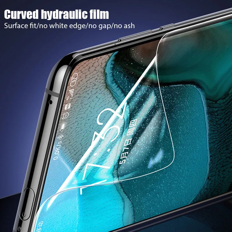 Гидрогелевая пленка с полным покрытием для Redmi 9 9C NFC 9A 9T 9AT 8 8A Защитная экрана Xiaomi