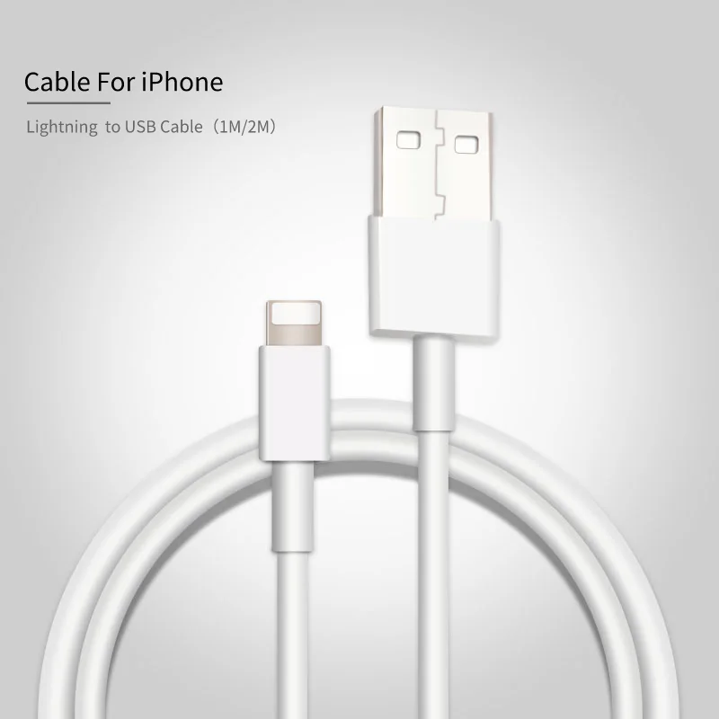 QMXD 10 шт./лот 1 м 8 pin 100 см оригинальный высококачественный USB кабель для iphone ipad Air