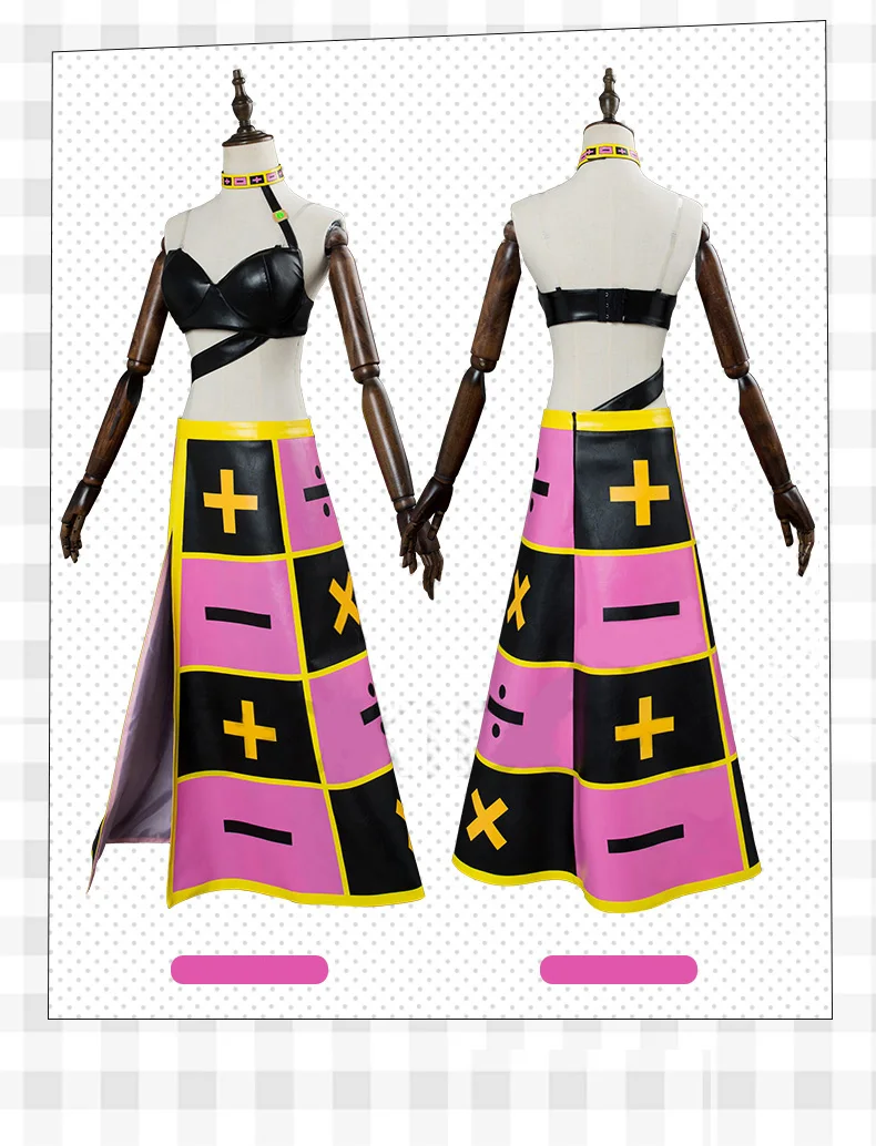 Аниме Необычные приключения Джоджо Косплей Trish Una Spice девушка костюм женский