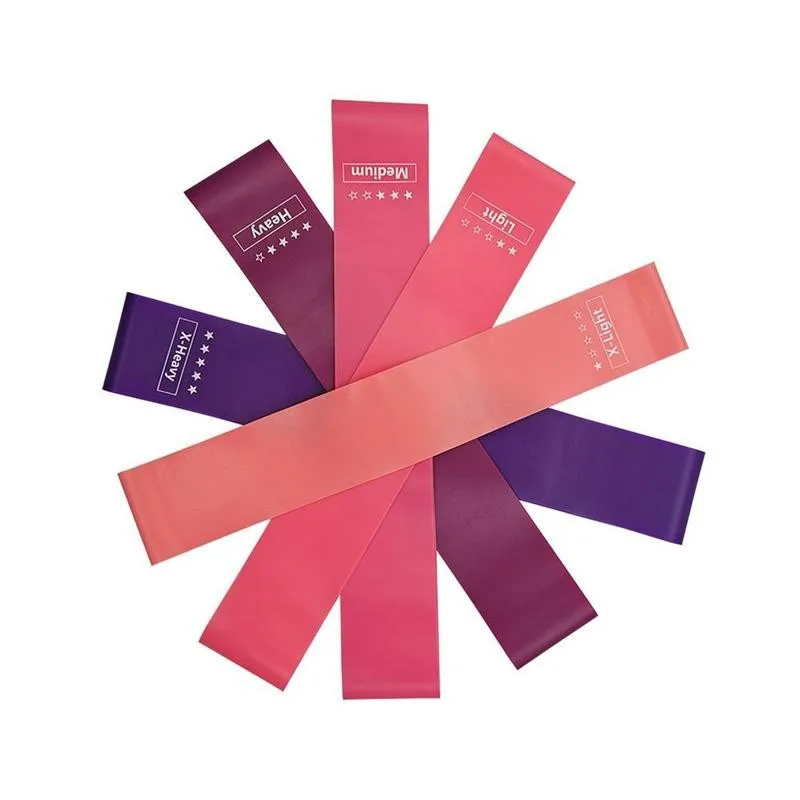 

Tpe Yoga Elastic Ring Fitness Resistance Bands Pilates Rubber Strength Body Fitness Equipment Training Exercise Sport Worko P3G2