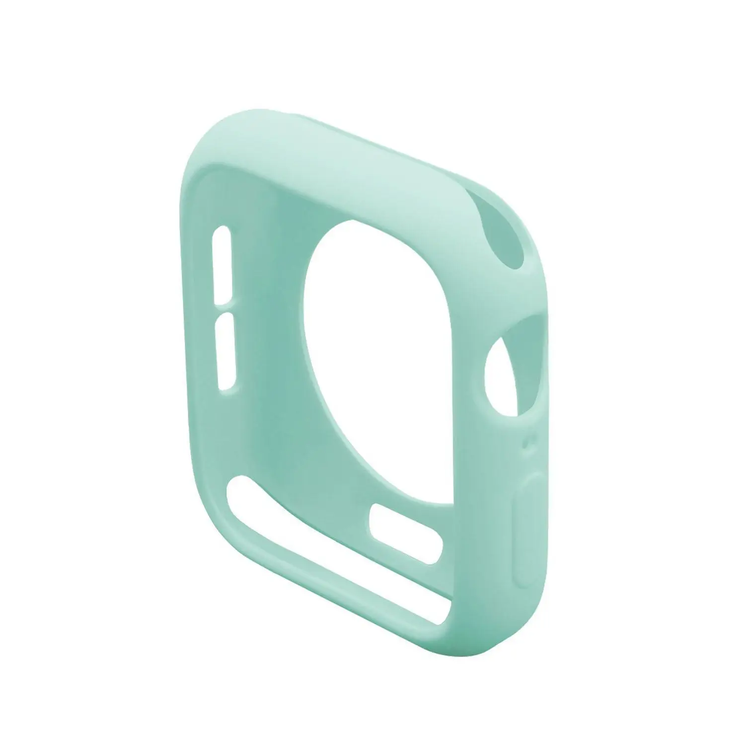 Чехол для часов Apple Watch 5, 4, 3, защитный бампер, мягкий силиконовый чехол из ТПУ для iWatch серии 42 мм, 38 мм, 44 мм, 40 мм, чехол - Цвет: Light Blue