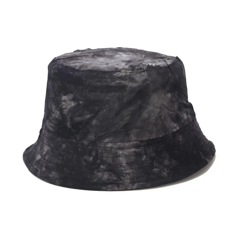 

Double-sided Wearing Cap Visor Bucket Hat Men And Women Street Trend Hat Women Tie-dyed Ink Painting Pattern Fisherman Hat