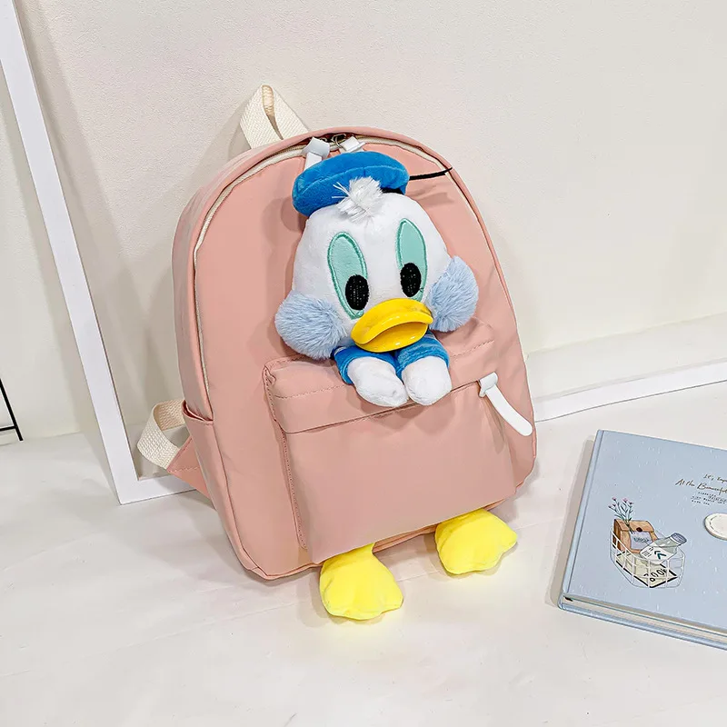 Детская сумка Disney детский рюкзак новинка 2021 милый с изображением Дональда Дака