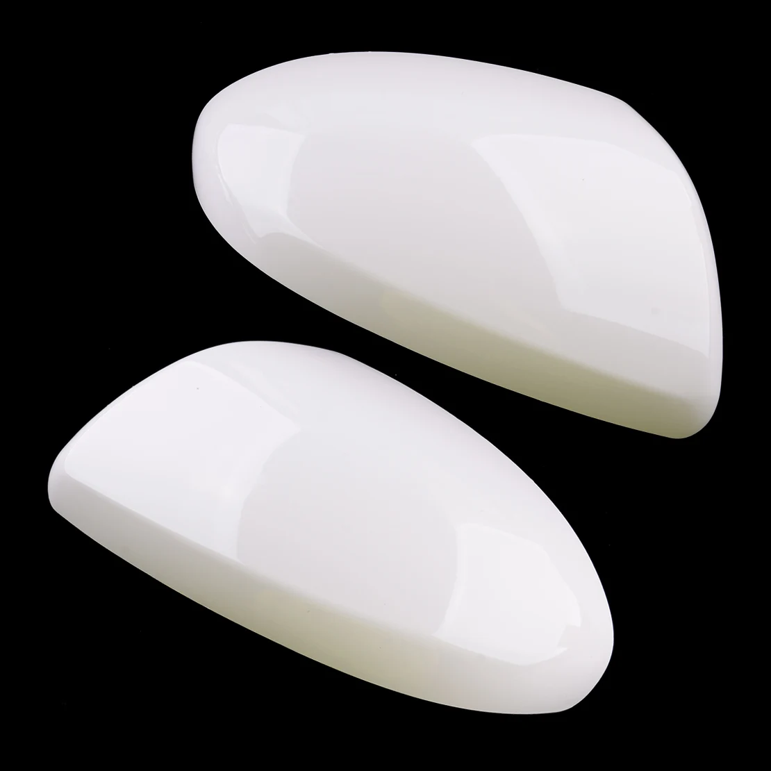 

1 Pair White Car Exterior Front Left Right Side Wing Rear View Mirror Covers Caps Fit for Mazda 3 2010 2011 2012 2013
