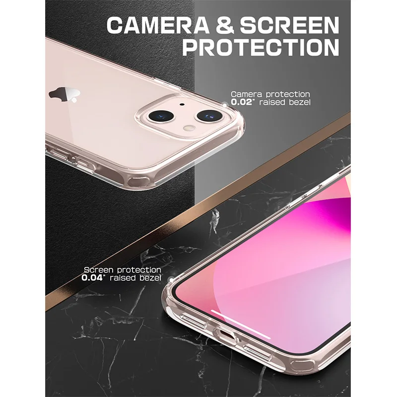 SUPCASE For iPhone 13 Mini Case 5.4 inch (2021 Release) UB Style Premium Hybrid Protective Bumper Clear Back Cover Caso | Мобильные
