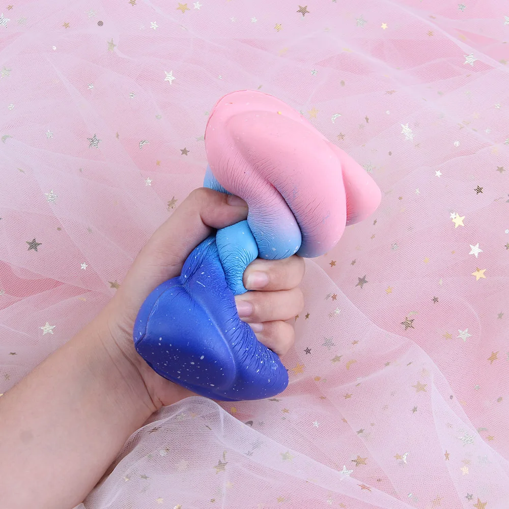 Besegad Kawaii мягкие медленно восстанавливающие форму ватные конфеты Джамбо радужные