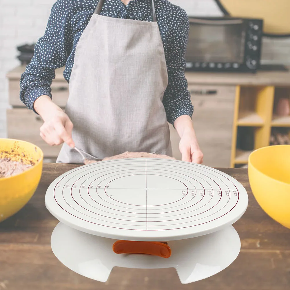 Стол для украшения торта может быть закреплен светильник поворотный стол DIY