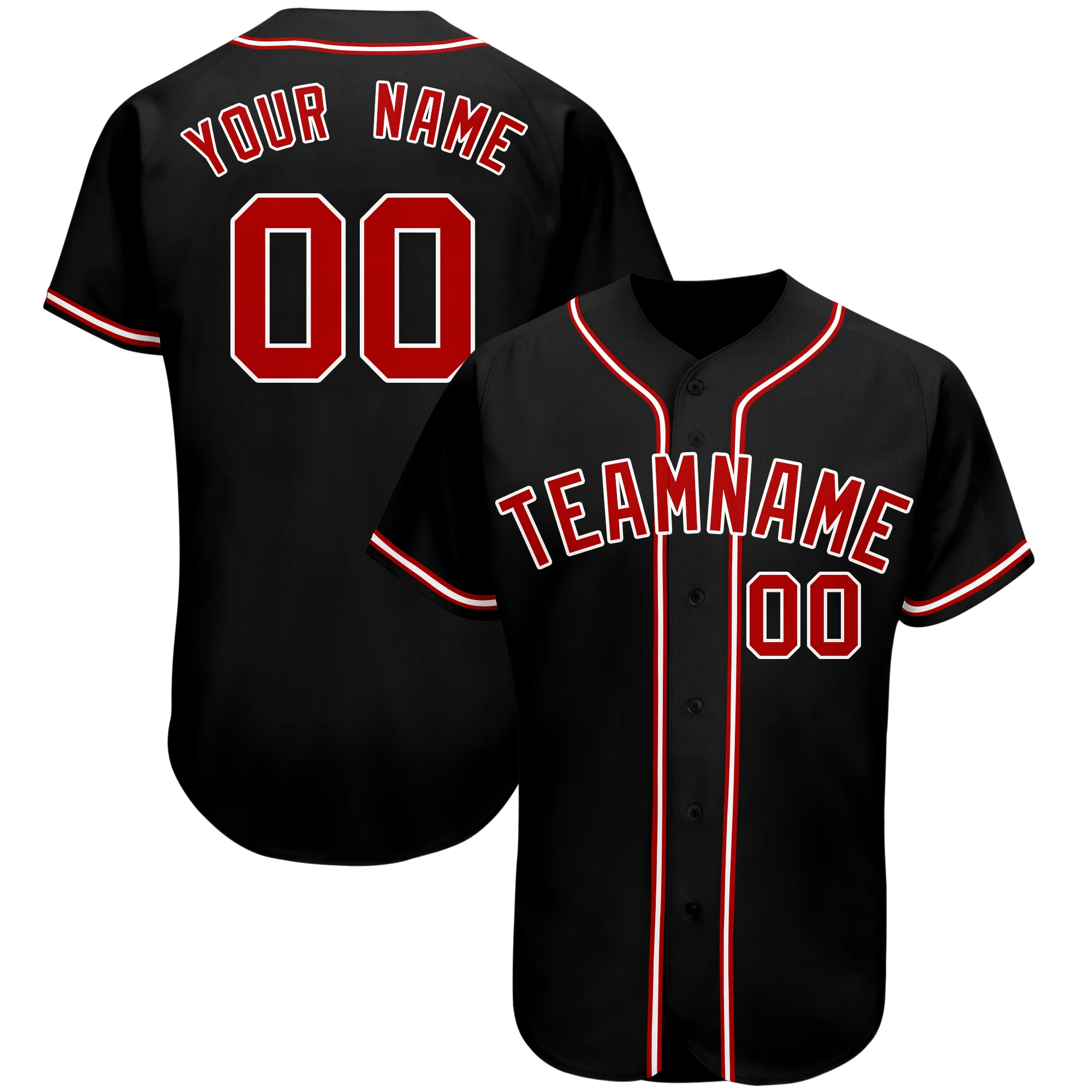 Custom Baseball Jersey Printed Team Name&Number 2021 Hot Fashion Good Quality Short Sleeve Shirts for Men/Women/Youth Big size