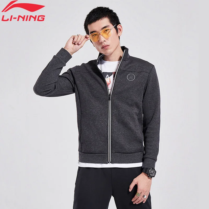 Li-Ning Wade Series Sweater Regular Fit 66% Polyester 34% Cotton Zipper Closure LiNing Sport Hoodie Tops AWDN905 COND18 |