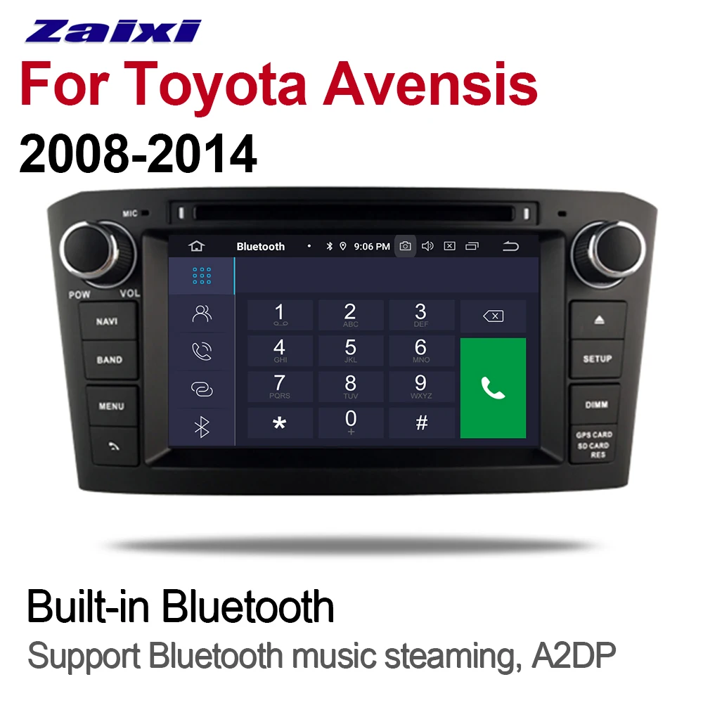 Автомобильный DVD-плеер 2DIN Android для Toyota Avensis 2008 ~ 2014 аксессуары мультимедийный плеер