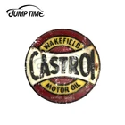JumpTime 13x13 см для Castrol Британский собственности Винтаж классический LogoDecal автомобильные наклейки на бампер для творческих личностей Водонепроницаемый Декор