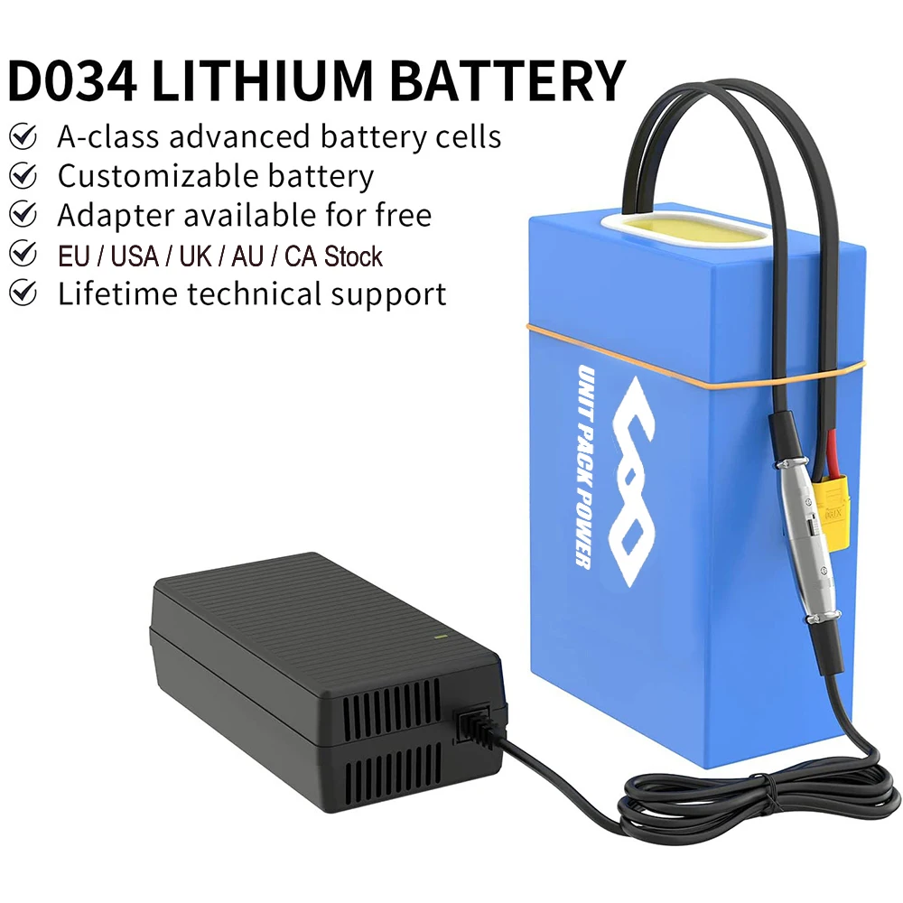 Ebike Battery Pack 48V 36V 52V 60V 20AH Electric Bicycle 18650 E Bike Bateria for Escooter 250W 350W 500W 750W 1000W 1500W 1800W | Спорт и