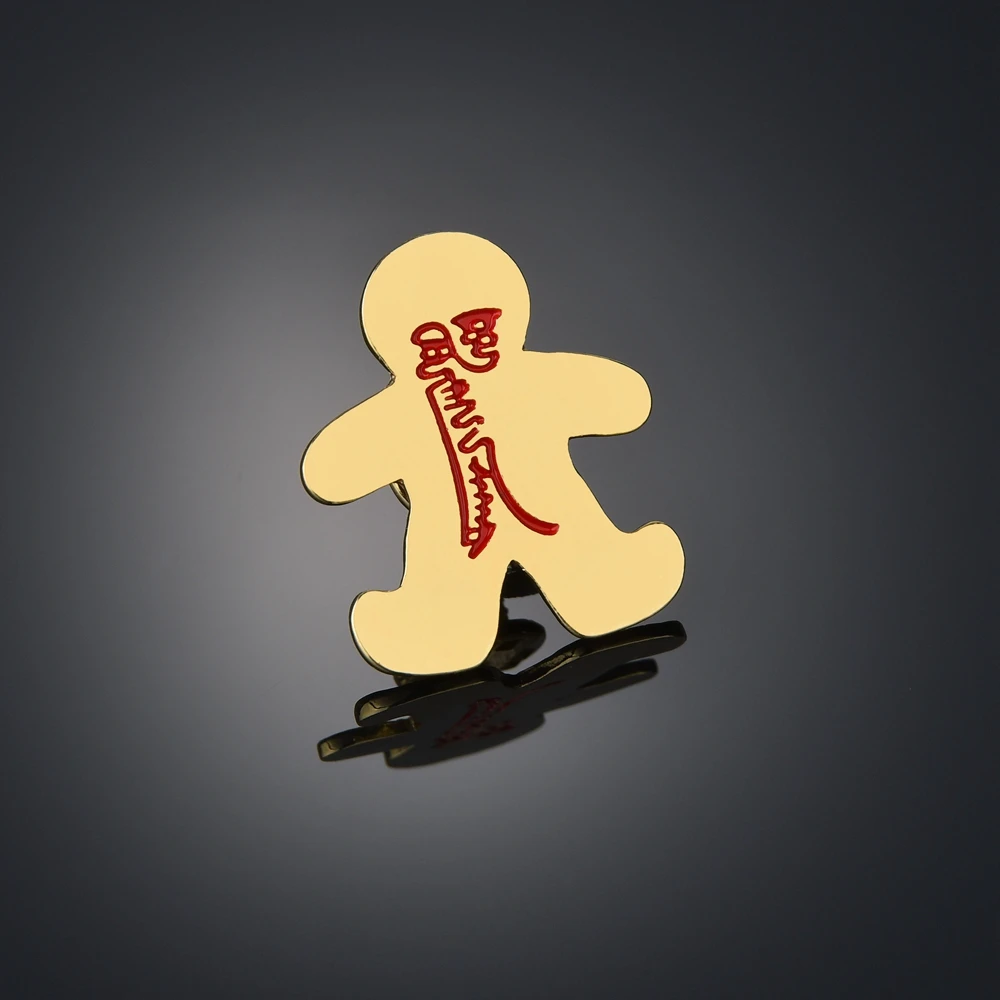 Брошь из металлического сплава с жемчугом молоком чаем зеленым зверем