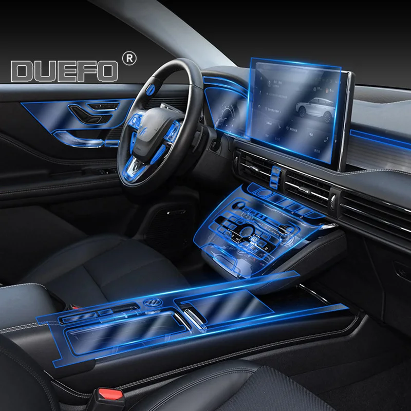 

Аксессуары для Lincoln CORSAIR 2020, прозрачная пленка из ТПУ, пленка для приборной панели автомобиля, Защитная Наклейка на подлокотник экрана с защи...