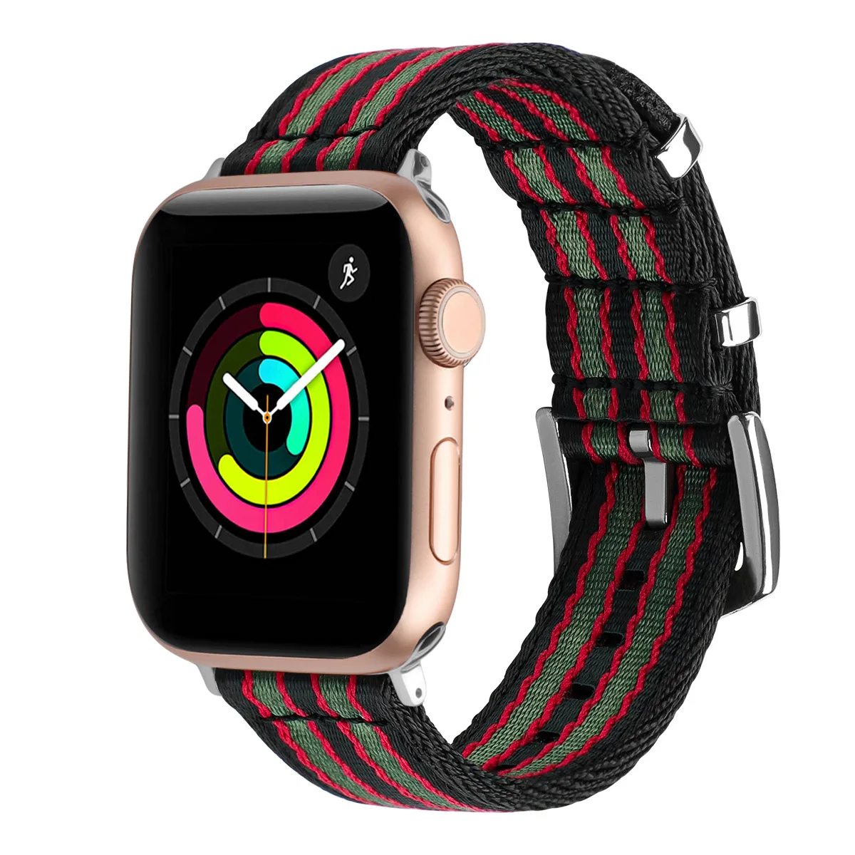 

Ремешок нейлоновый для Apple Watch band 40 мм, 44 мм, 38 мм, 42 мм