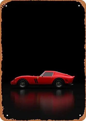 

Metal Sign - Ferrari 250 GTO 1962 Ferrari 250 GTO 1962 002-8 x 12 Vintage Look Tin Sign
