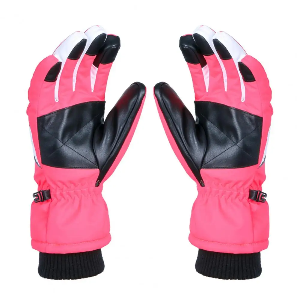 

Men Women Winter Outdoor Cycling Touch Screen Reflective Strip Warm Ski Gloves
