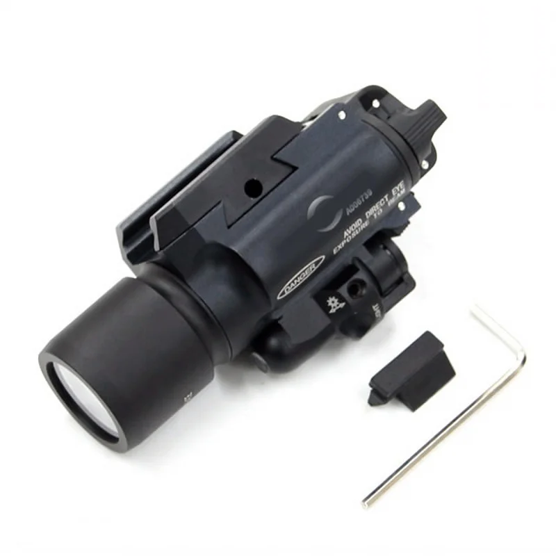 Softair Tactical X400 Weapon Light Red Laser Pointer Airsoft Arma Military Hunting Glock Lights Gun Flashlight | Спорт и развлечения