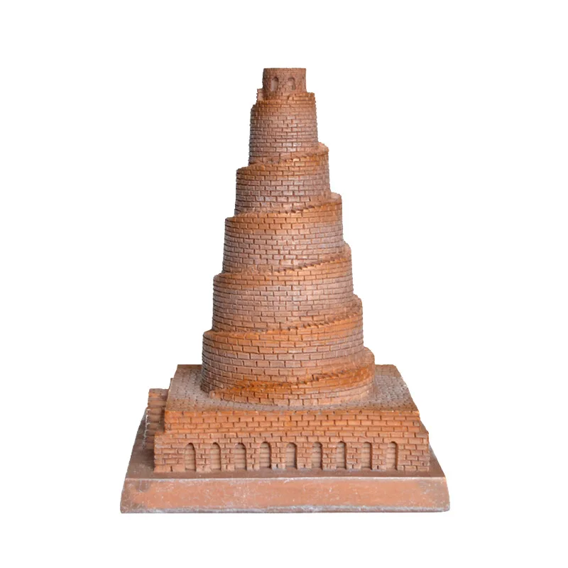 

Tower of Babel Resin Simulation Model Sculpture Architectural Crafts Creative Home Decoration Ornaments