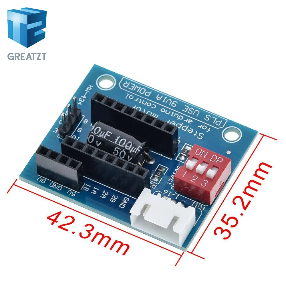 Плата расширения управления шаговым двигателем для 3D принтера GREATZT A4988