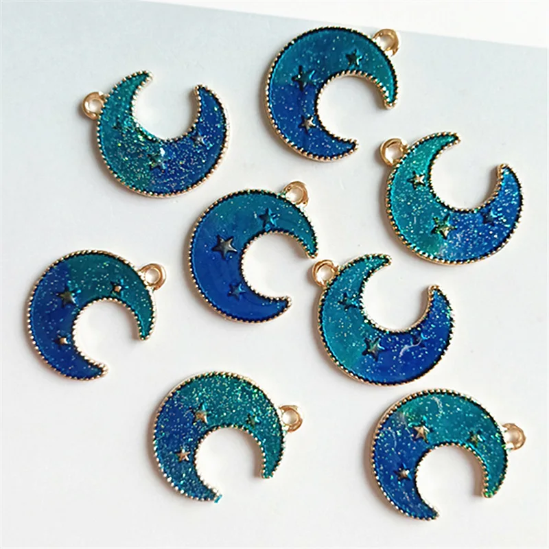 30 шт. подвеска для волос Звезда и Луна | Украшения аксессуары