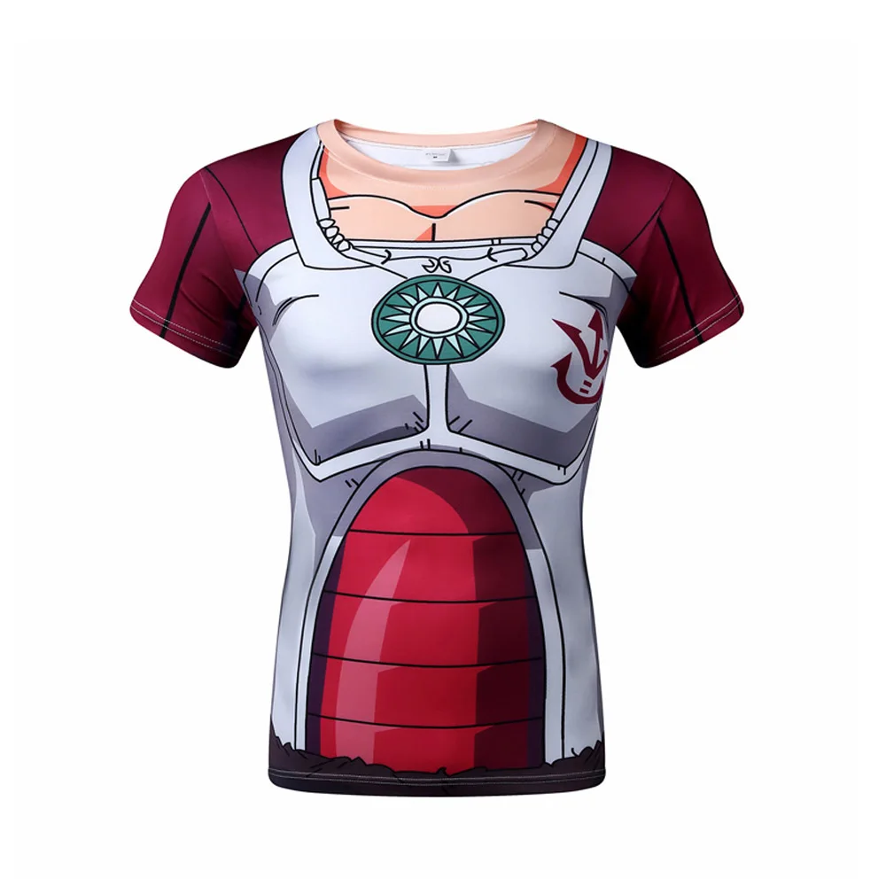 Новинка мужская летняя футболка Goku Повседневная красного цвета с объемным