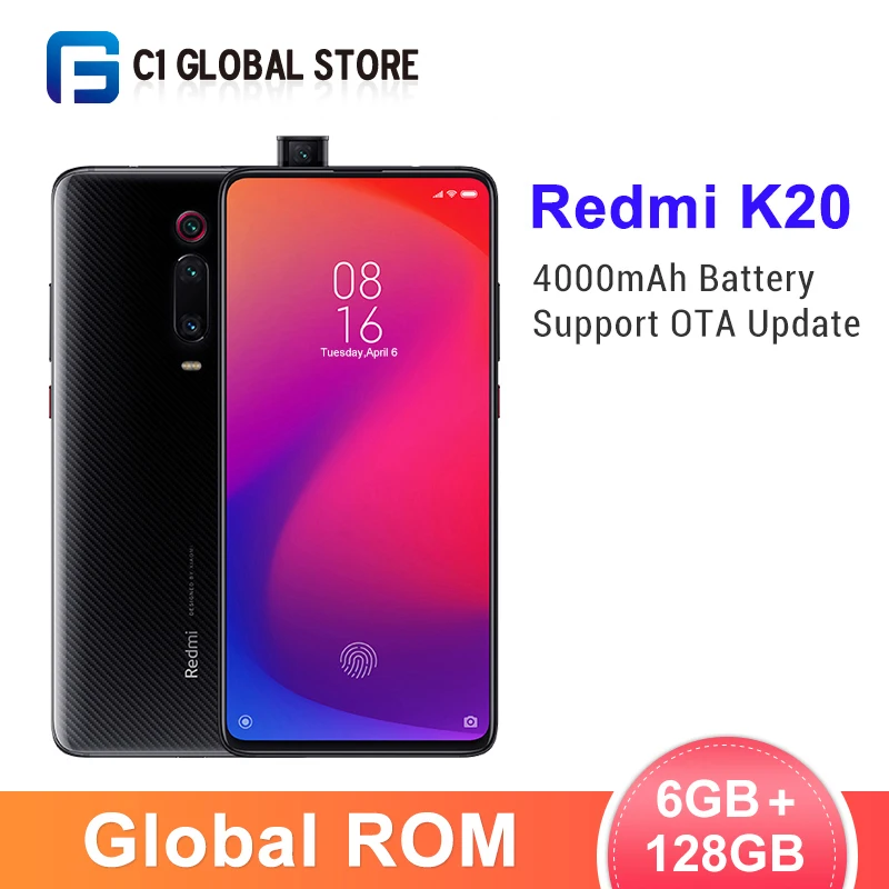 Смартфон Xiao mi Red с глобальной ПЗУ 6 ГБ 128 (mi 9 T) Восьмиядерный процессор Snapdragon 730 48 Мп