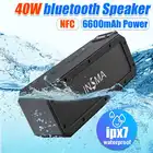 INSMA S400 плюс 40 Вт bluetooth Динамик NFC Портативный Динамик s IPX7 Водонепроницаемый сабвуфер на открытом воздухе наушники-вкладыши TWS с Бумбокс Беспроводной громкий Динамик s