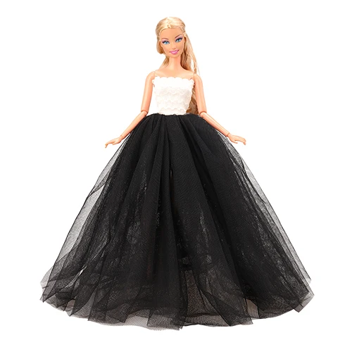 No Doll Кукла Китай одежда юбка халат платье для дня рождения принцессы игрушки для Барби свадьбы белый костюм аксессуары девочек - Цвет: No Doll