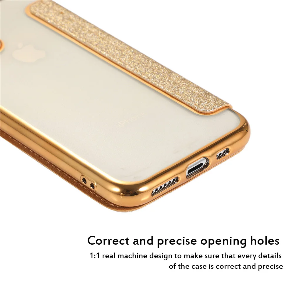 Бумажник Флип-книжка чехол для телефона из искусственной кожи для iPhone 11 на iPhone 11 Pro Max прозрачная задняя крышка для iPhone XR X XS Max