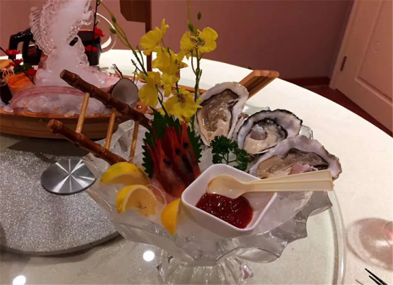 Деревянная бамбуковая лестница тарелка для суши морепродуктов поднос блюд в