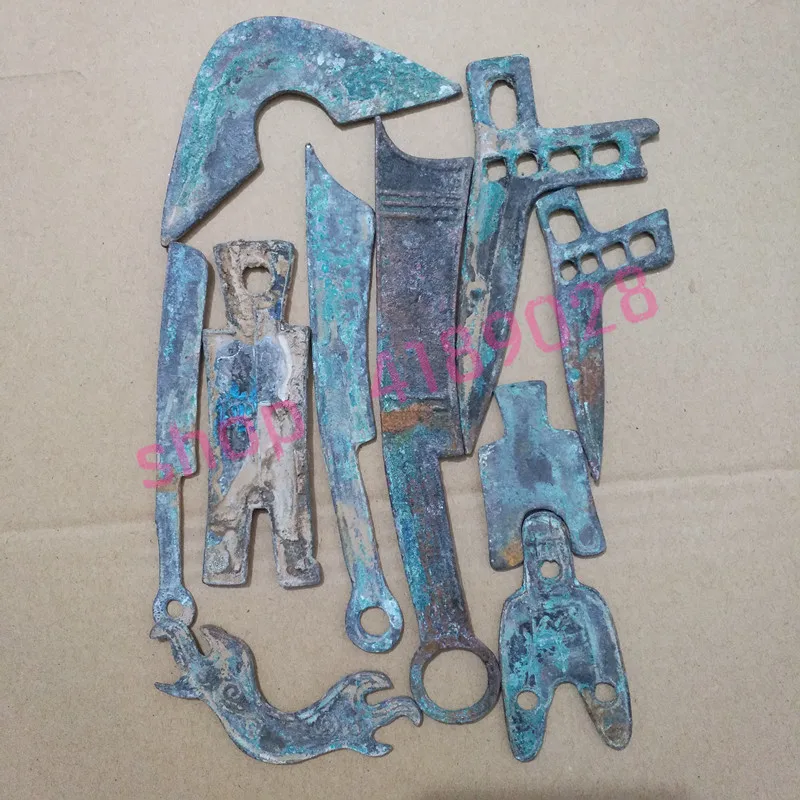 Первая Династия Цинь старые монеты. Набор из 6 штук. Коллекция антикварных