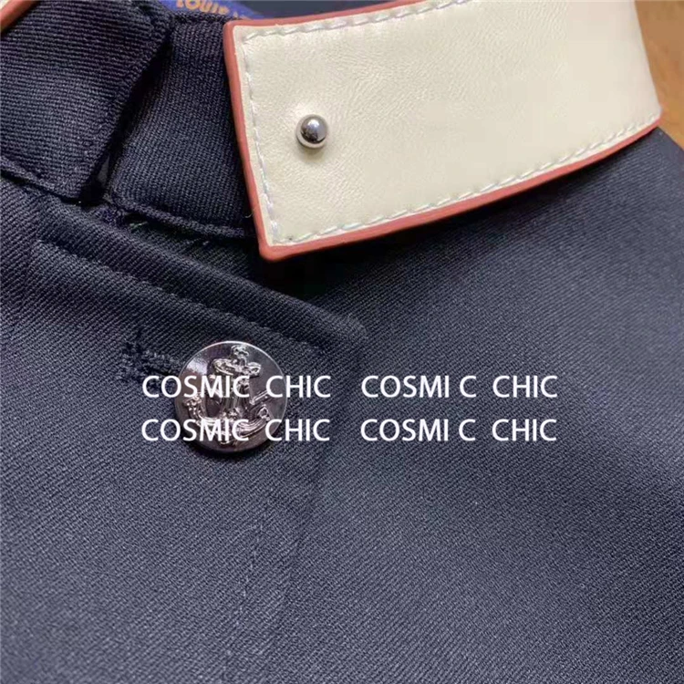 Cosmicchic элегантный офисный женский жилет стоячий воротник жилеты Блейзер двойная кнопка без рукавов карман куртка кожаный воротник женский жилет