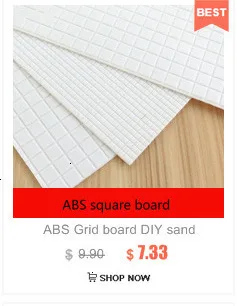ABS сетка доска DIY песок стол модель плиты игрушки Строительная модель пластиковая доска для Diorama архитектура сцены материалы для изготовления