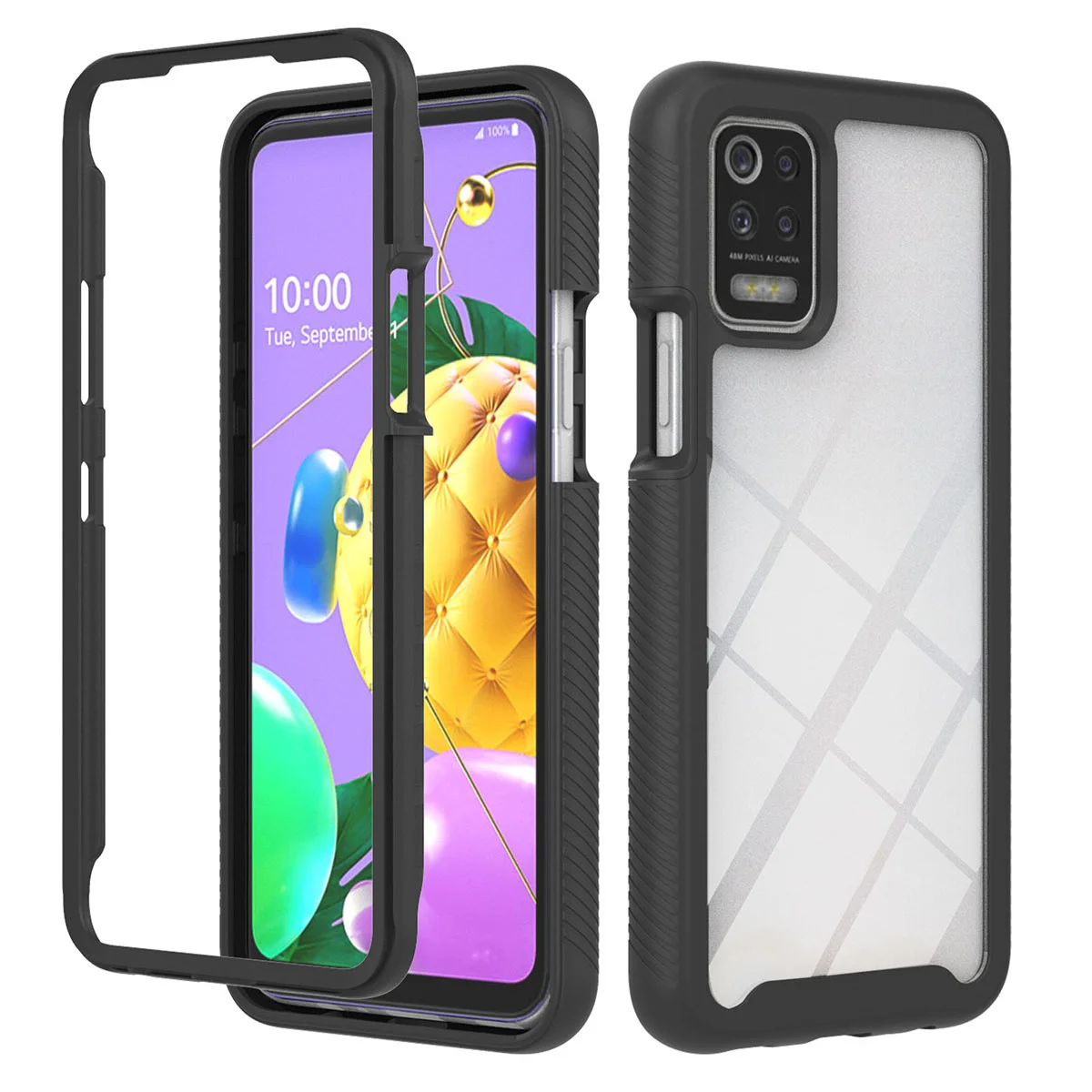 

Exquisite Anti-slip Phone Case Hard PC Transparent Cover Compatible with K52
