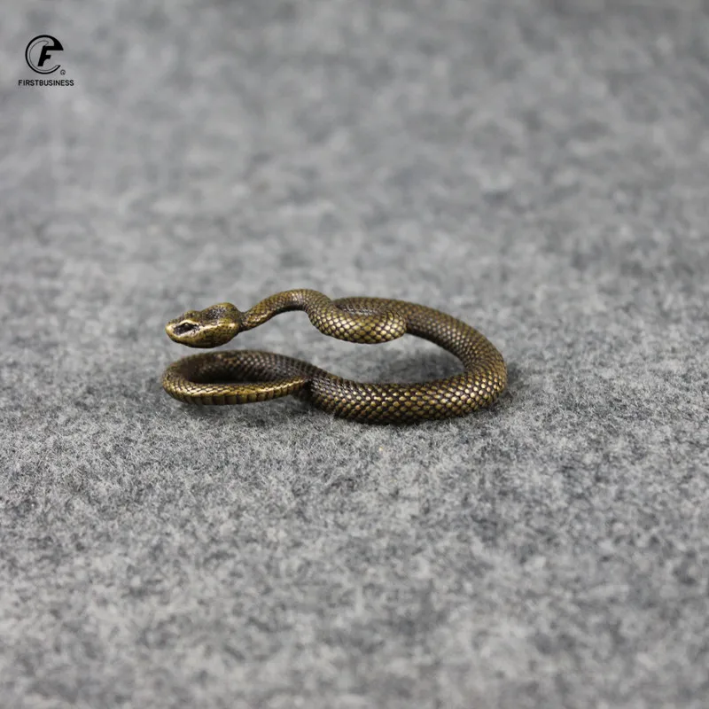 Новинка медные фигурки домашних животных ручной работы в виде змеиного чая