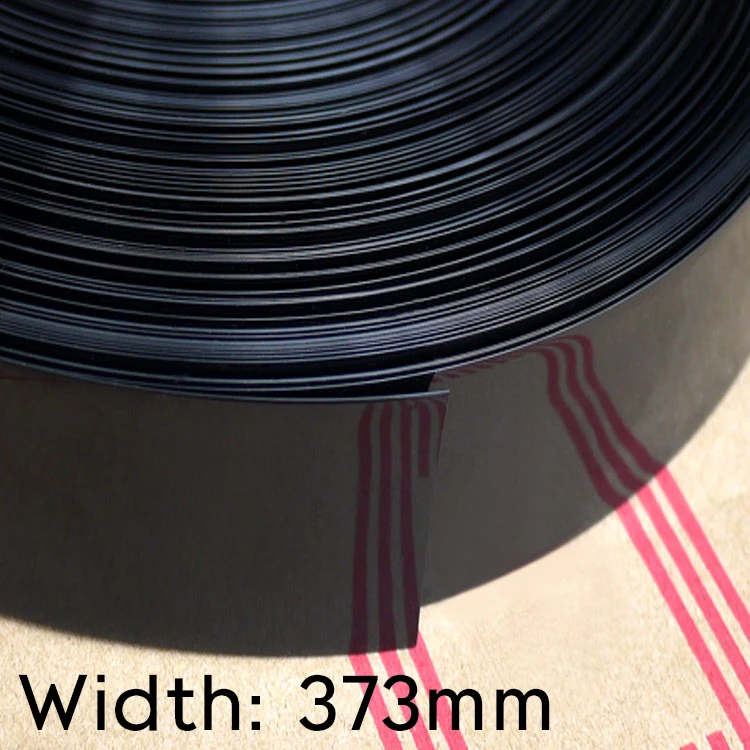 

Width 373mm PVC Heat Shrink Tube Dia 238mm Lithium Battery Insulated Film Wrap Protection Case Pack Wire Cable Sleeve Black
